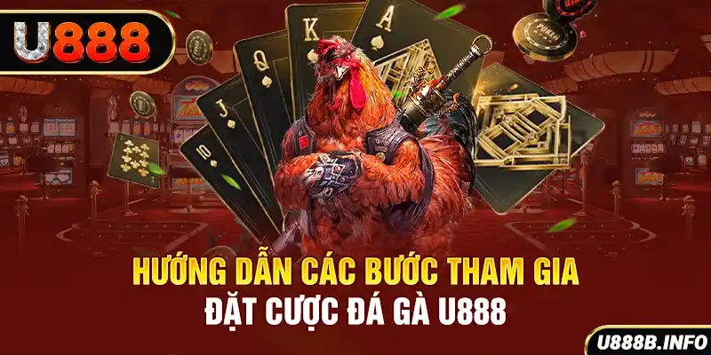 Hướng dẫn các bước tham gia đặt cược đá gà U888
