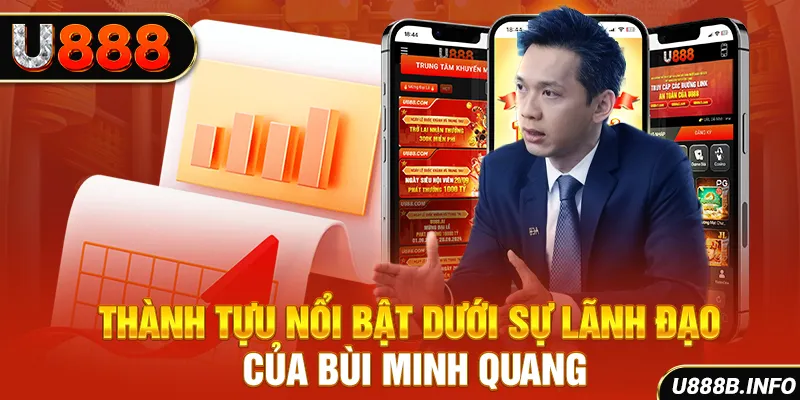 Thành tựu nổi bật dưới sự lãnh đạo của Bùi Minh Quang